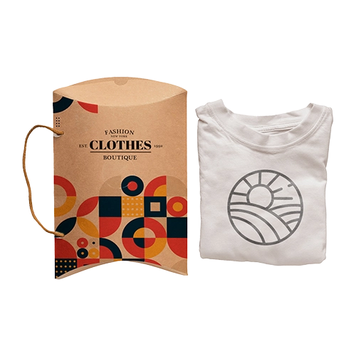 Branded apparel boxes with a decent matte lamination and tissue paper for a pleasant unboxing experience