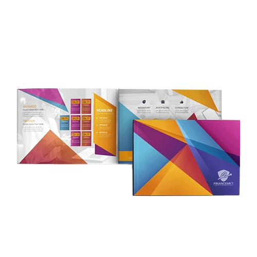 20 page booklet with full color printing and perfect binding