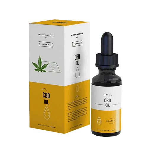 Printed CBD box with pantone with custom printing and matte lamination