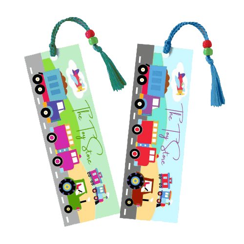 Personalized Metal Message Tag Bookmarks with Tassels