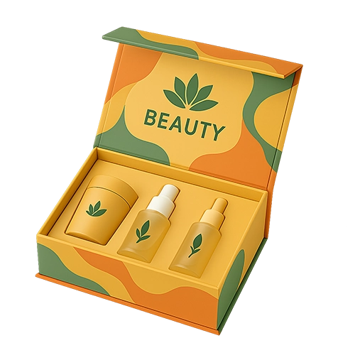 Custom die-cut inserts on white eva foam material famous for perfumes, cosmetics and gifts