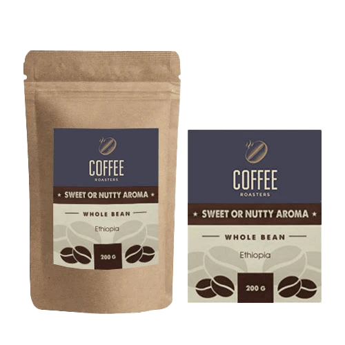 Custom-printed product label with full-color printing, ideal solution to advertise food ingredients, nutrients and benefits