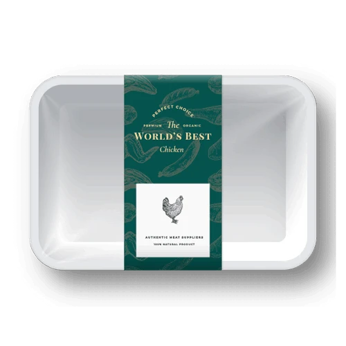 Full-color printed sleeves with custom size, suitable for frozen products