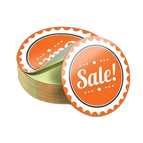 Waterproof sticker with UV protection, ideal for outdoor use and promotions