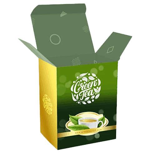 Branded tuck boxes with full color printing and soft touch lamination for decent luxury finish