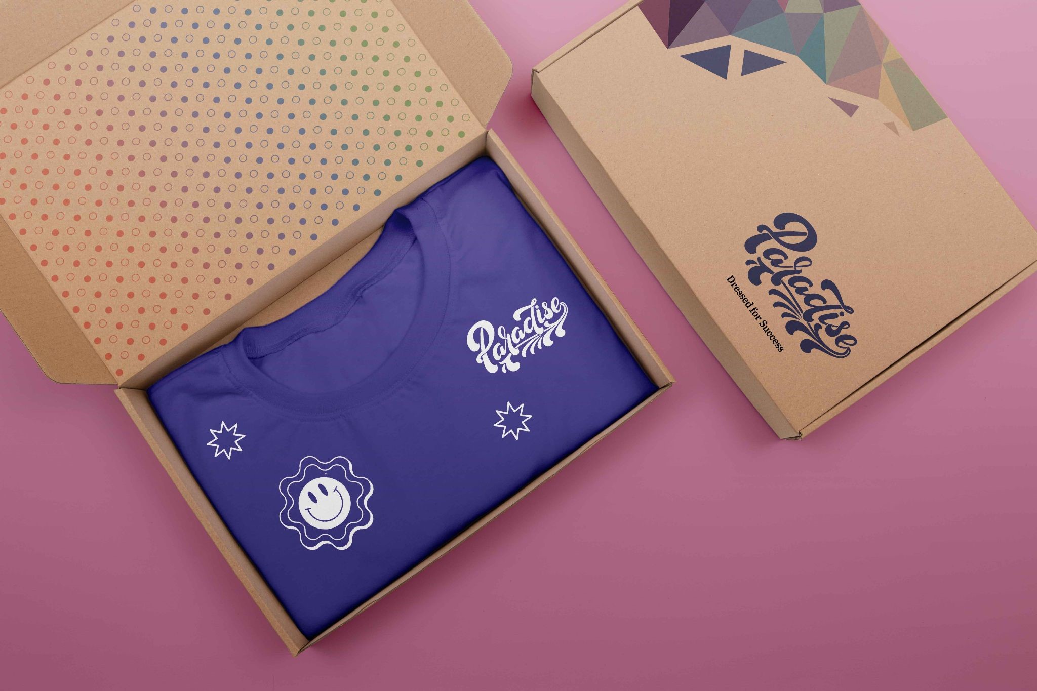 Eco-friendly corrugated mailer box, custom designed for apparel and e-commerce brands